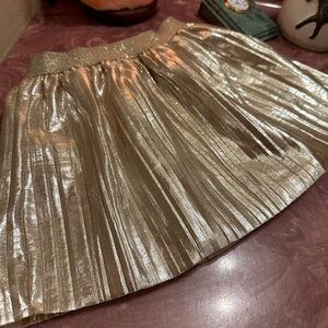 Carter's toddlers Shiny Metallic Gold A-Line Skirt
